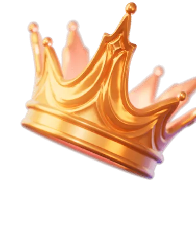 Gold crown, symbol of the Kingmaker jackpot promotion